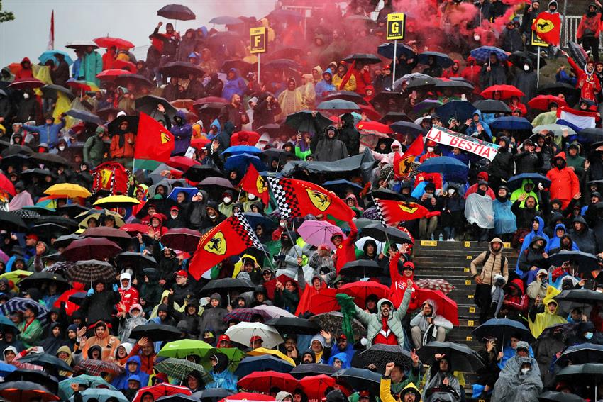 Belgium grandstand fans